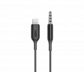 USB кабель Anker 3.5 mm Audio Cable with Lightning Connector для iPhone